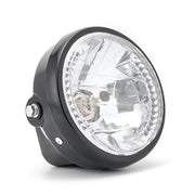 7 "pouces Moto phare 12 V LED ronde phare ambre clignotant LED 35 W pour café Racer Moto accessoires - Beewik-Shop.com