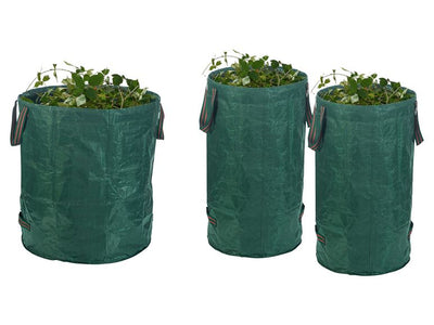 Sac de jardin PARKSIDE®, en 3 parties, avec 4 poignées, en tissu plastique résistant à la déchirure - Beewik-Shop.com