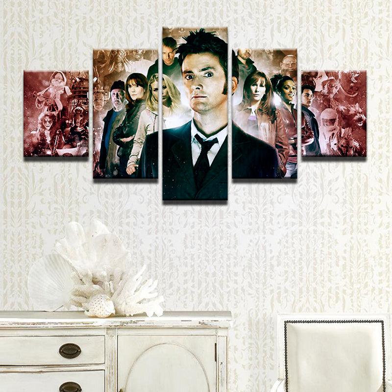 Doctor Who David Tennant 5 Panel Canvas Print Wall Art Gotithere Com