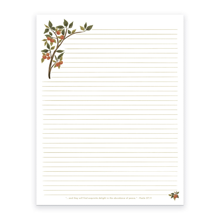 Watercolor Printable Letter Paper Graphic by JHA Designs