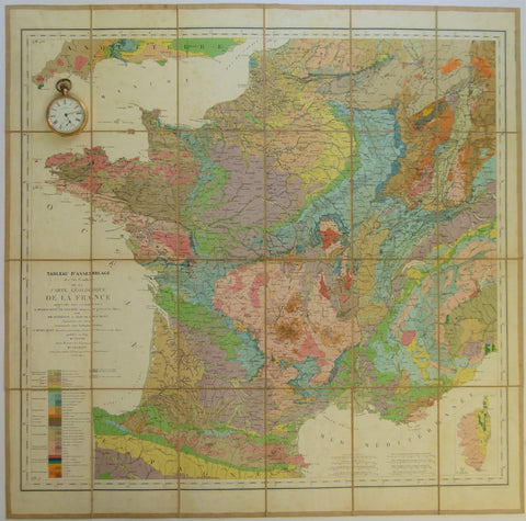 Carte Géologique de la France, 1841