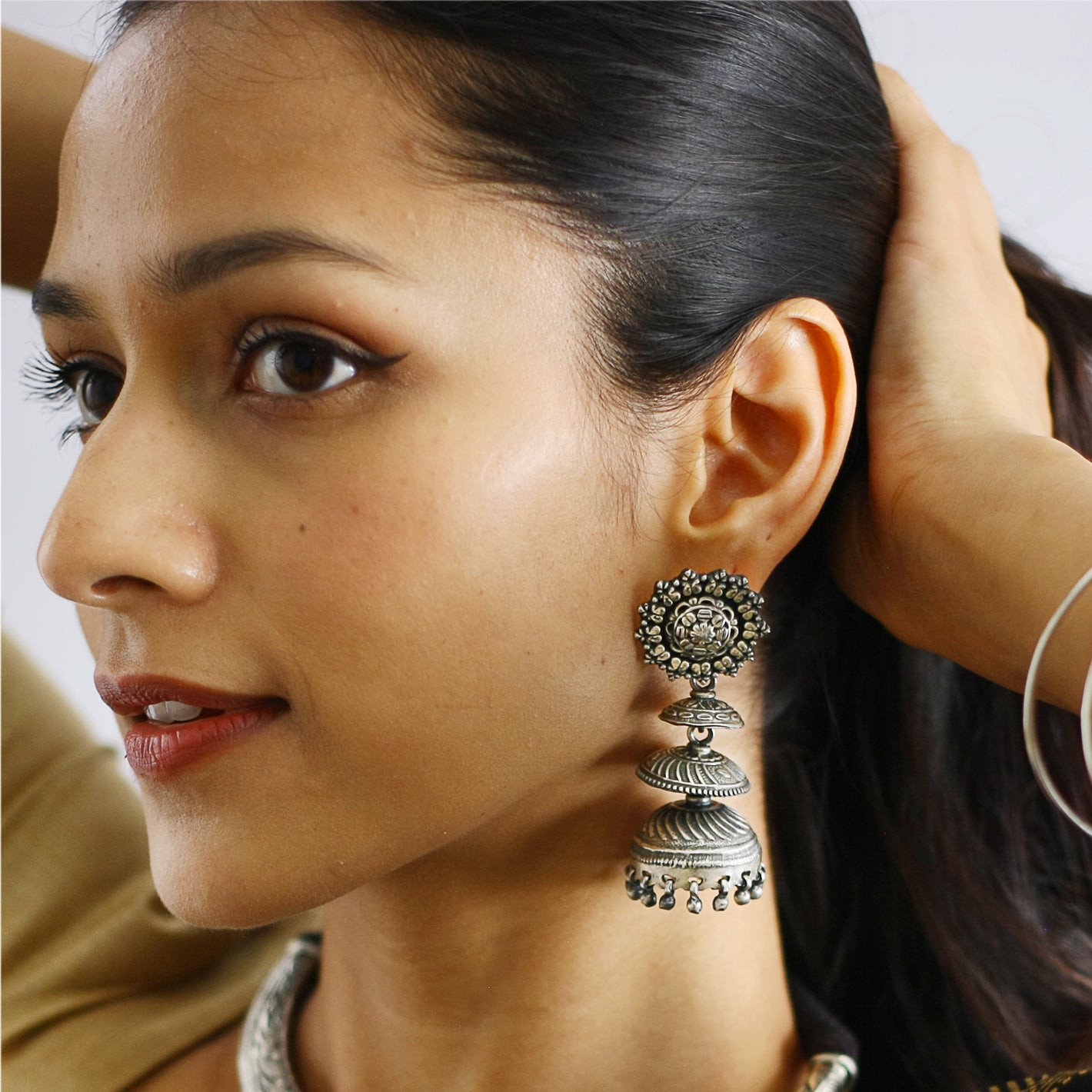 layered jhumka