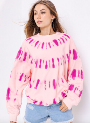 The Andy Sweatshirt - Pink Multi