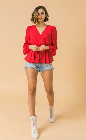 Darci Top- Red