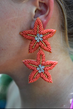 Starfish Statement Earrings