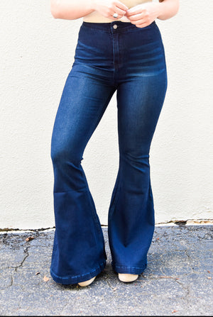 The Reese High Waisted Bell Bottoms- KanCan