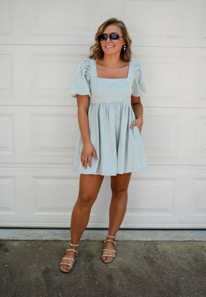 Denim Days Dress - Blue