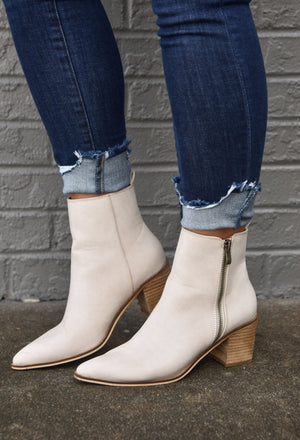 The Cindy Booties- Sand