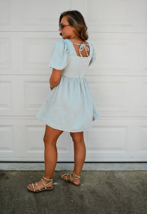 Denim Days Dress - Blue