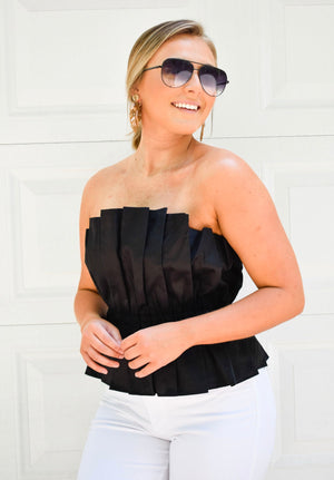 Restock! The Rowan Top-Black