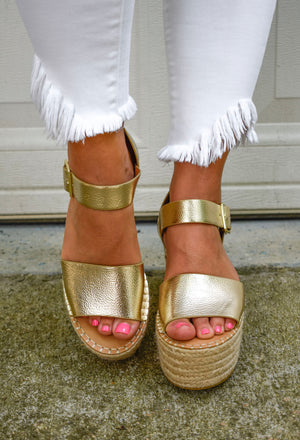 The Coco Wedges- Gold
