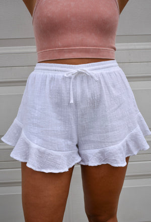 Cruel Summer Shorts - White