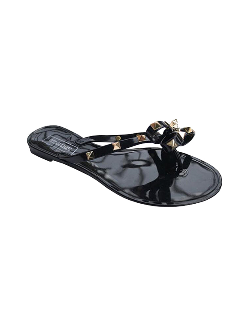 Jelly Gold Stud Sandals – Magnolia Lace 