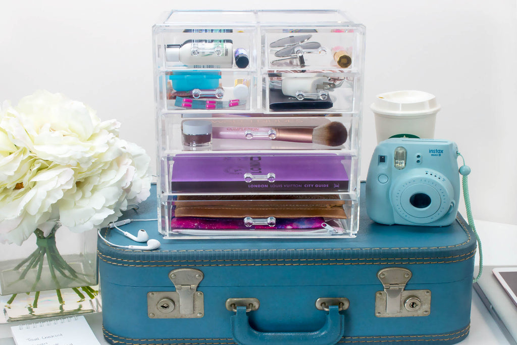 Sorbus Beauty - Organize your Travel Necessities with Clear Organizers 
