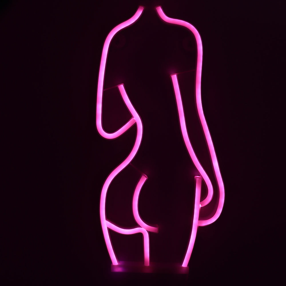 TONGER® Naked Girl Wall LED Neon Light Sign – Tonger