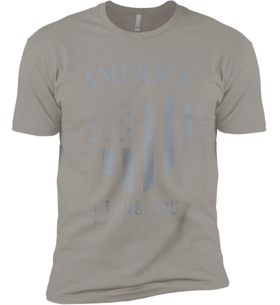 America I Love You Next Level Premium Short Sleeve T-Shirt.-7