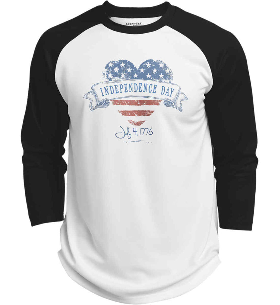 Independence Day. July, 4 1776. Sport-Tek Polyester Game Baseball Jersey.-1