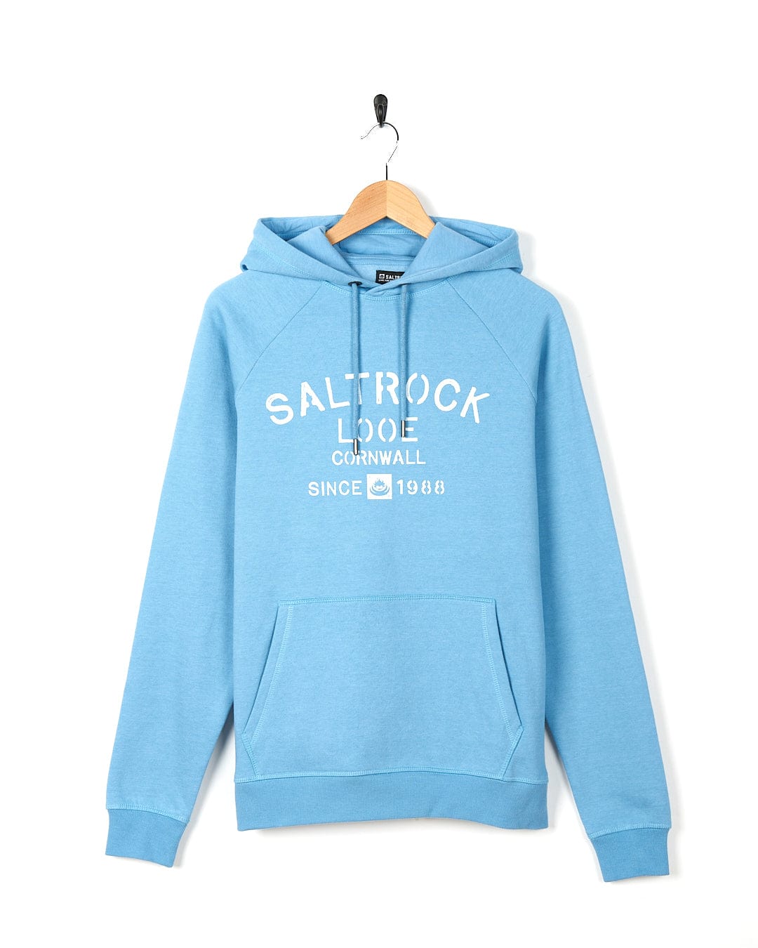 Stencil - Mens Looe Location Hoodie - Light Blue