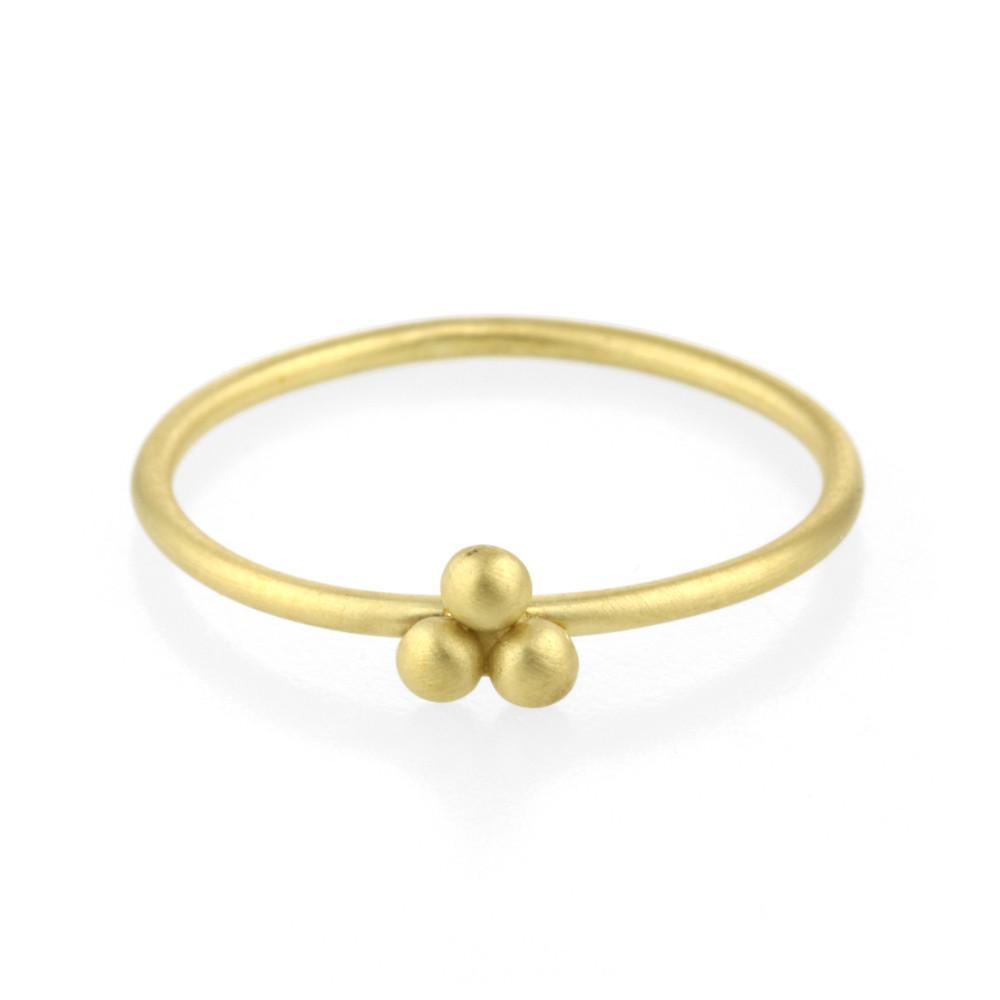 9kt Gold Small Beads Sulis Ring 9kt Gold Small Beads Sulis Ring-Rings-Prism Design-JewelStreet
