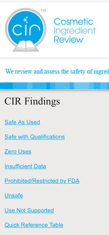 safe cosmetics