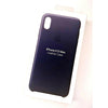 Official Genuine Apple iPhone XS Max Leather Rear Case Cover Midnight Blue/Taupe