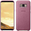 Samsung Galaxy S8+ Alcantara Suede Clip On Protective Case Cover - Pink