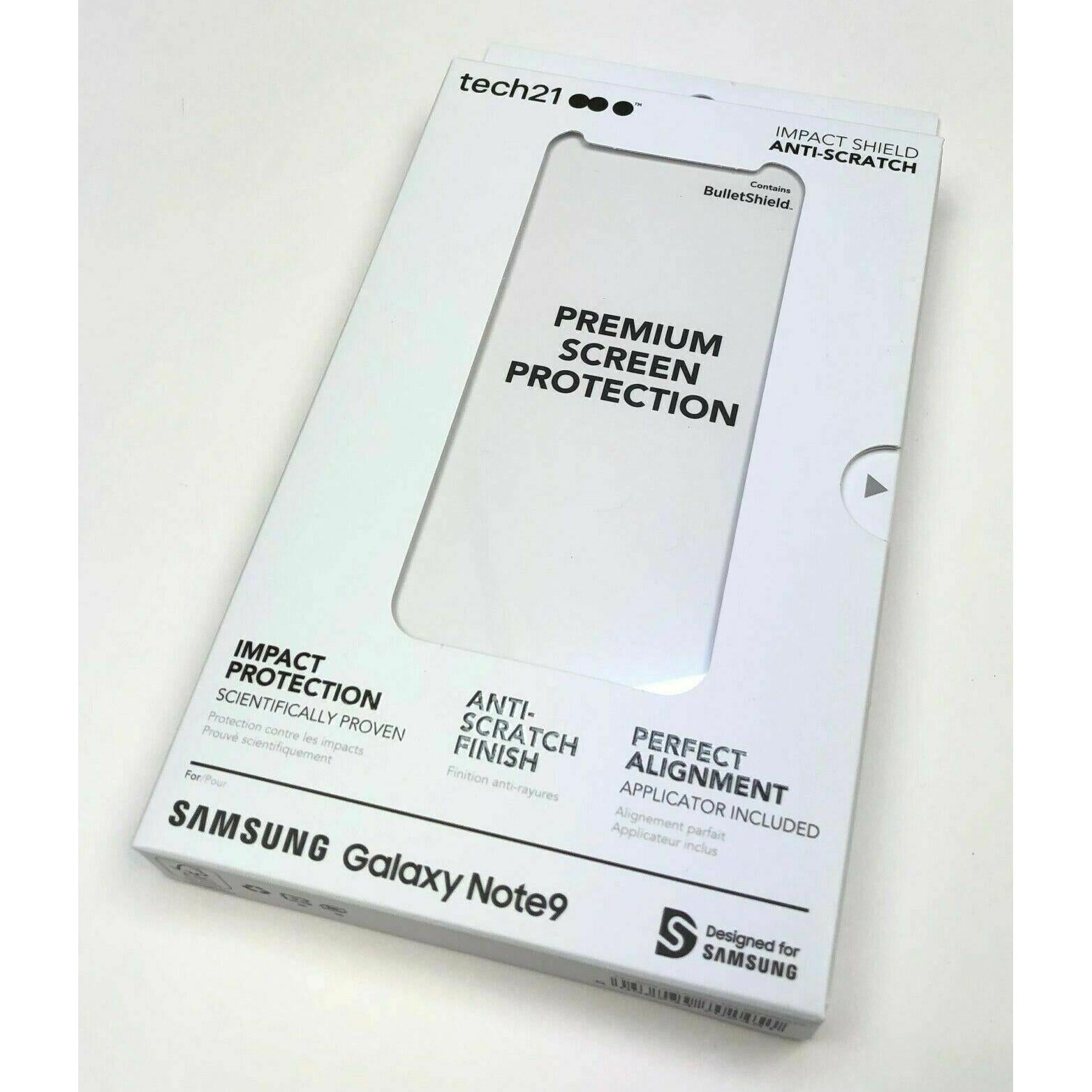 Tech21 Impact Shield BulletShield Screen Protector for Samsung Galaxy S9 / Note9