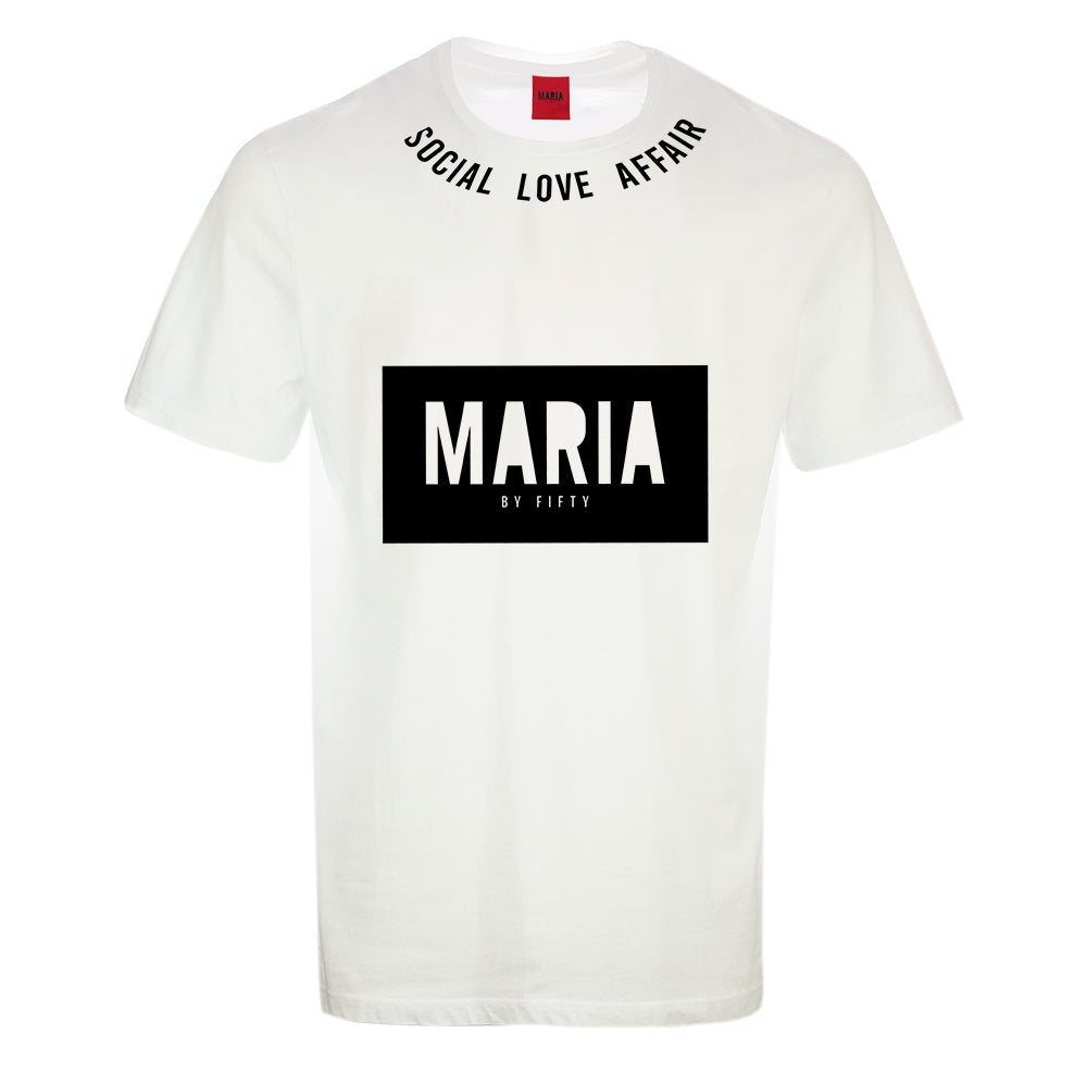 T-shirt White Soc Black