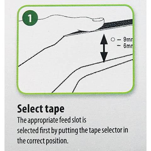 Dymo Mesin Label Embossed 1610