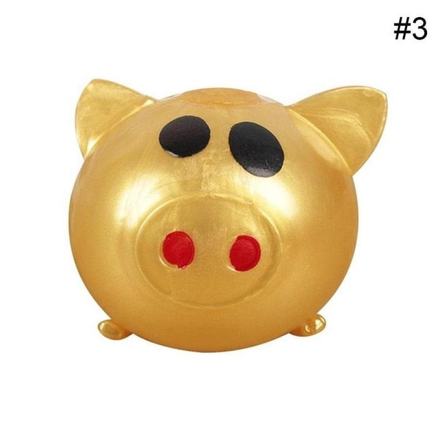 gold splat pig