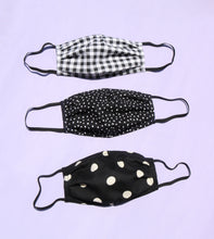 Fabric Black & White Face Mask