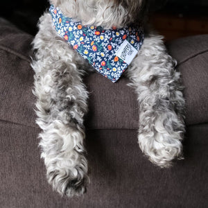 Blue Bloom Bandana