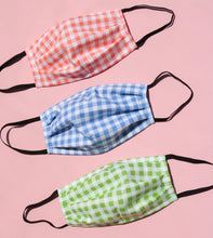 Fabric Gingham Face Mask