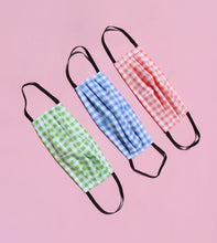 Fabric Gingham Face Mask