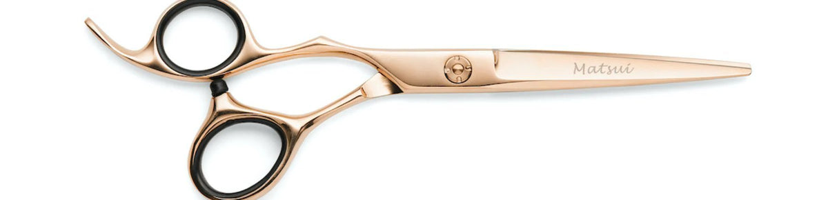 2024 Matsui Rose Gold Aichei Mountain Offset Hair Cutting Shear