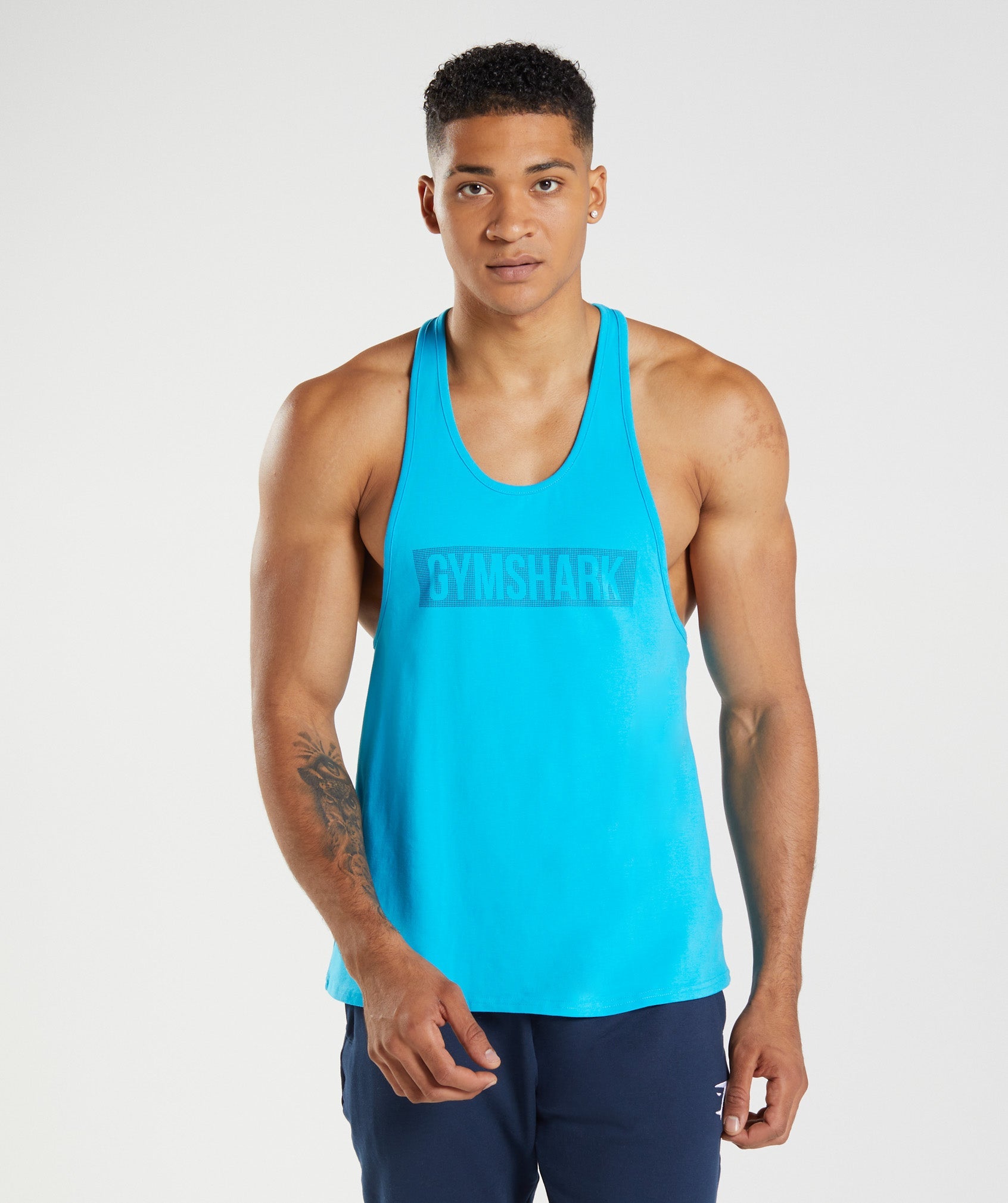 Hommes Requin Capuche Stringer Débardeur Hommes Gymshark