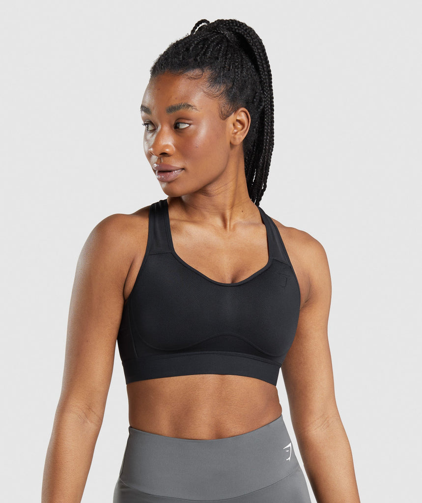 Gymshark Lightweight High Support Sports Bra - Black