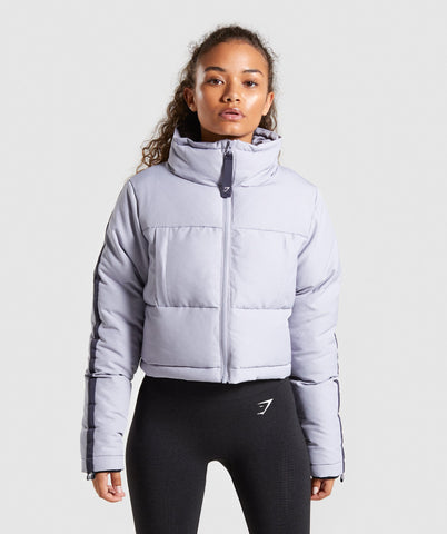 north face lilac puffer