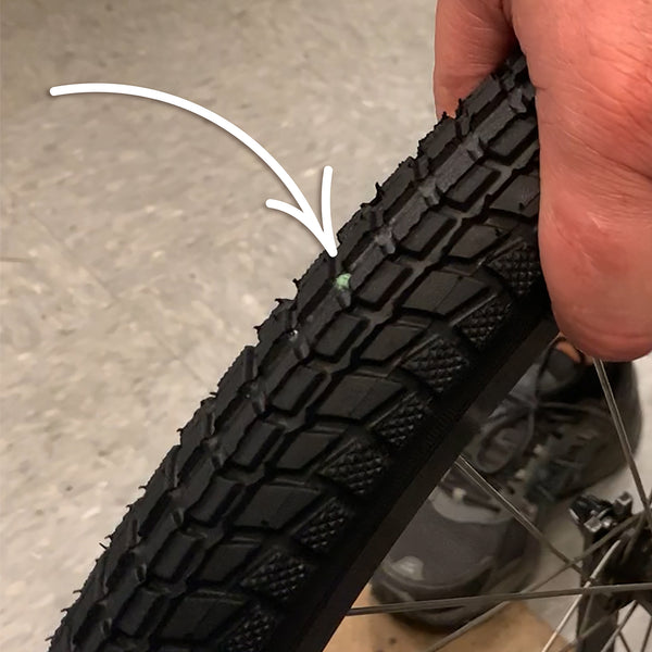 slime in dirt bike tire