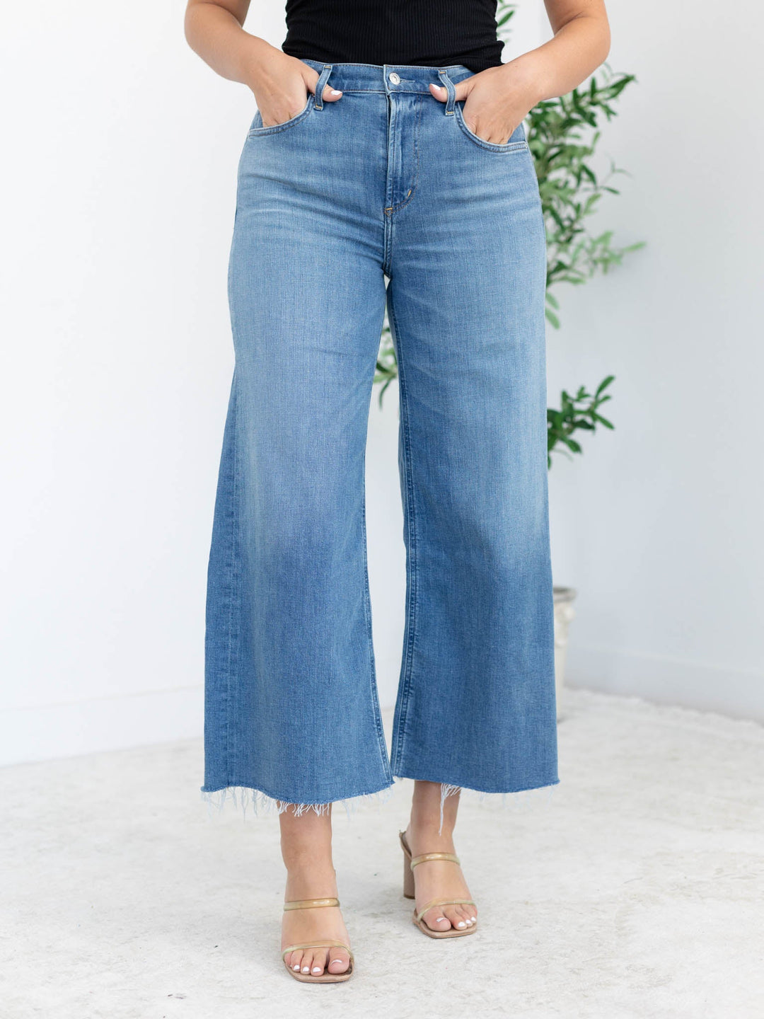 Citizens Of Humanity Abliss Lyra Crop Wide LegDenim jeans