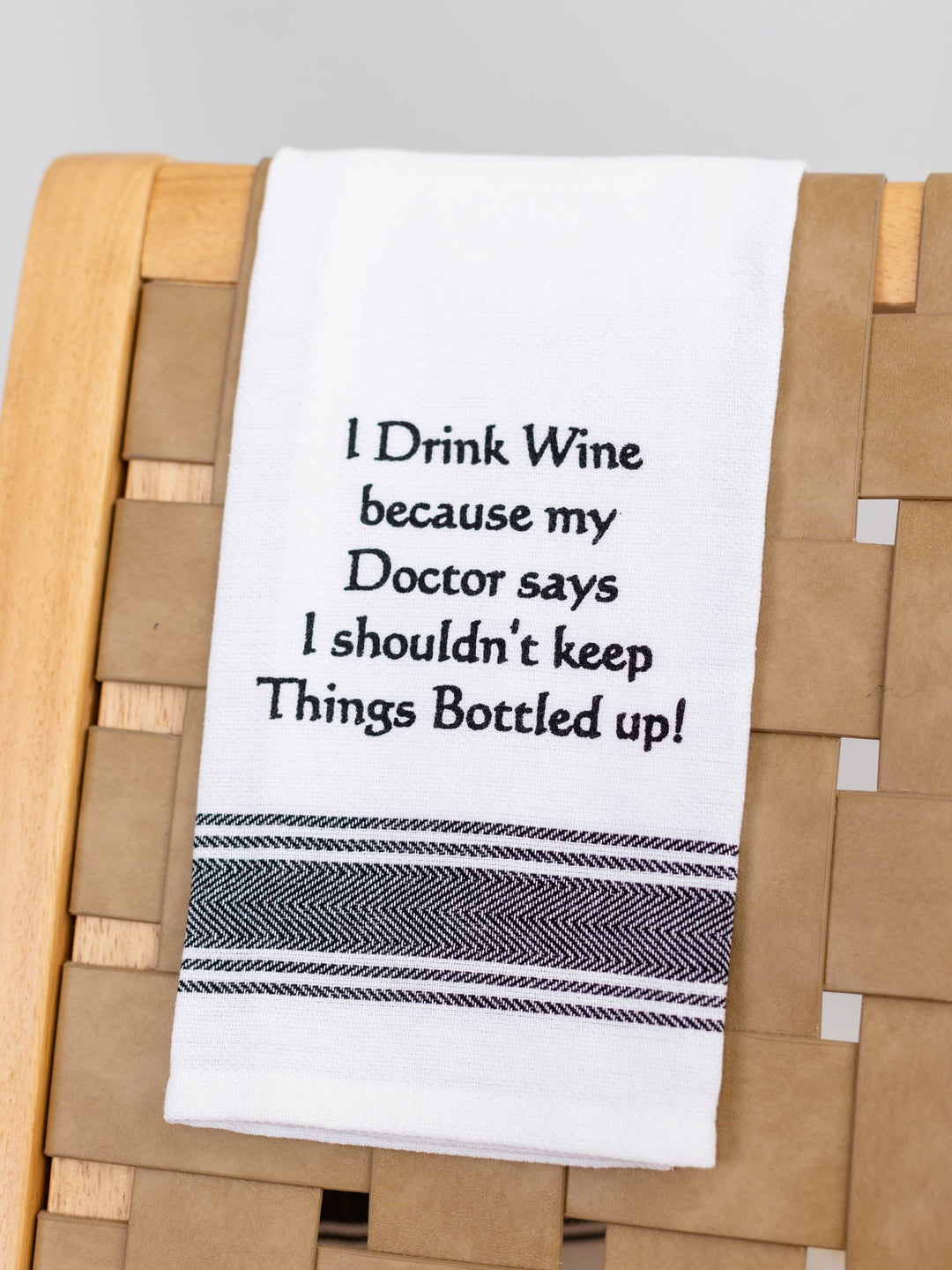 I Drink Wine DishtowelDishtowel