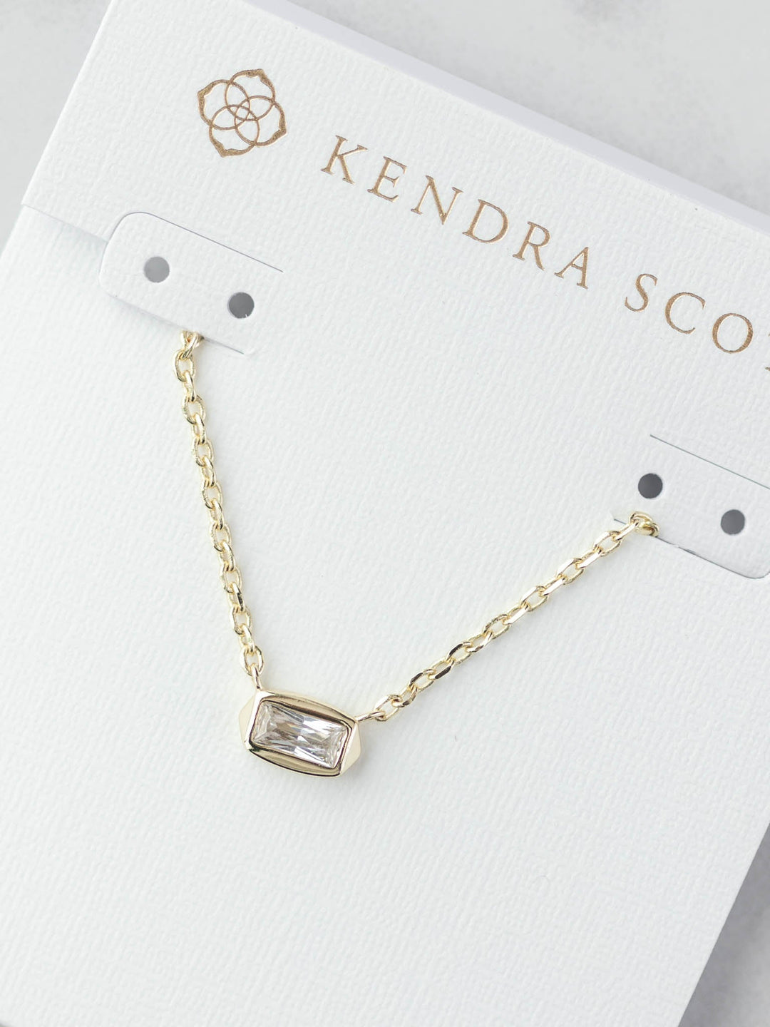 Kendra Scott Fern Crystal Pendant NecklaceJewelry