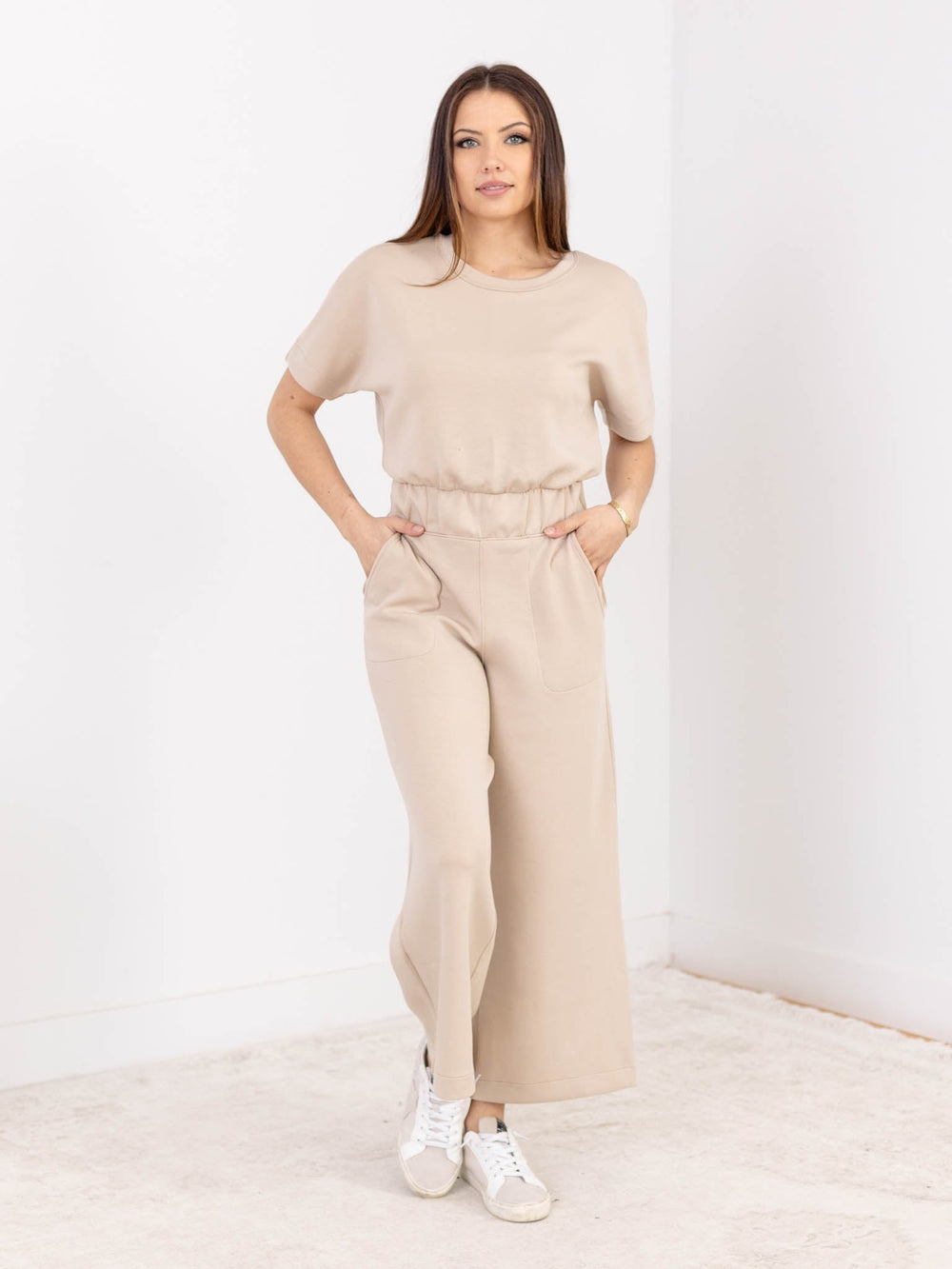 SPANX Air Essentials Crop Wide Leg JumpsuitJumpsuits