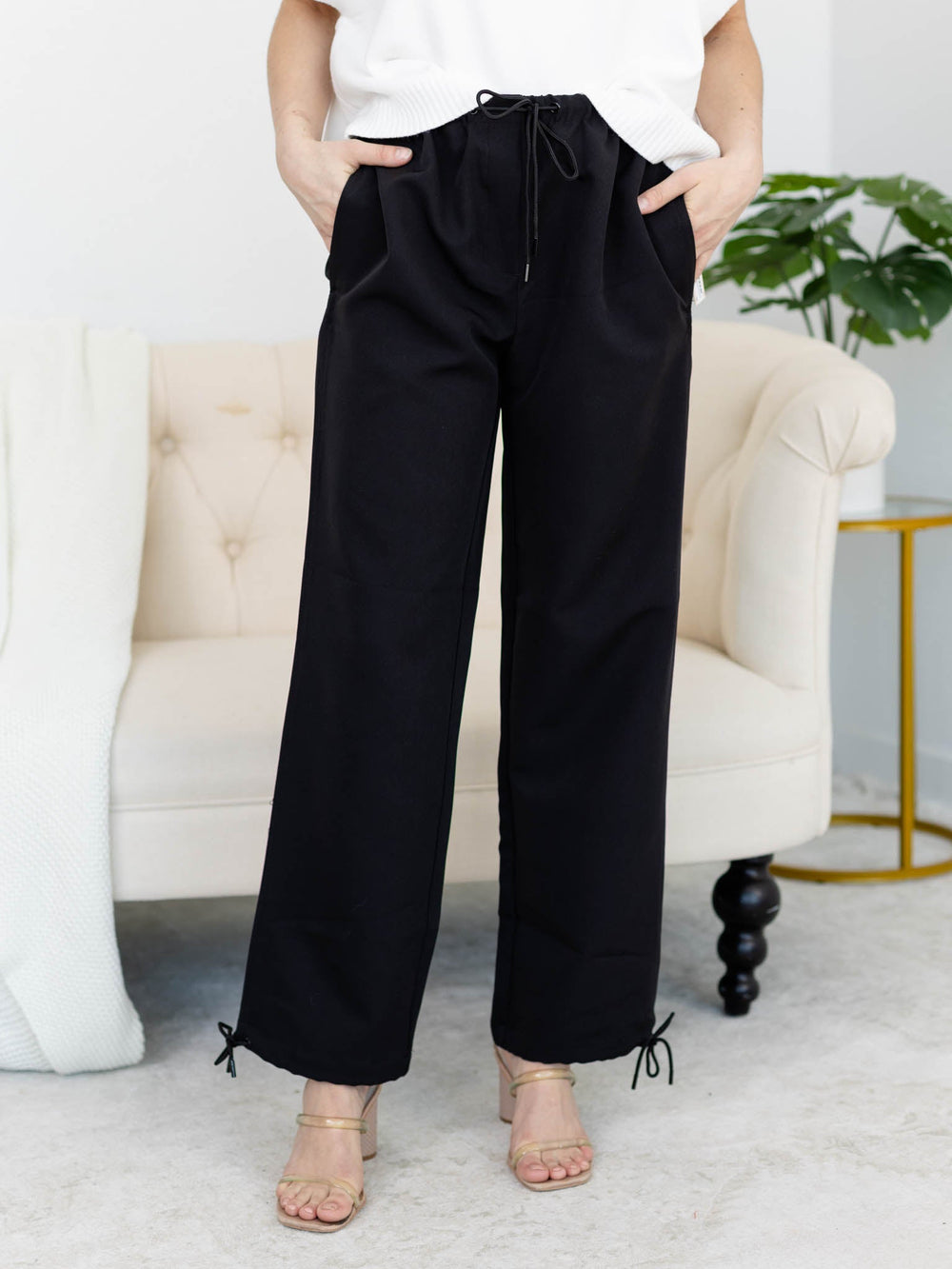 Black Tape-Black Tape Mid Rise Parachute Pant