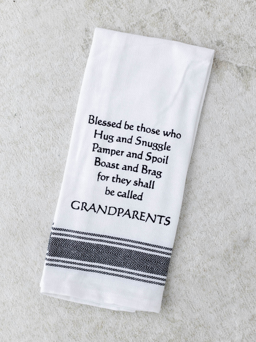 Wild Hare Designs-Blessed Be Grandparents Dishtowel - Leela and Lavender