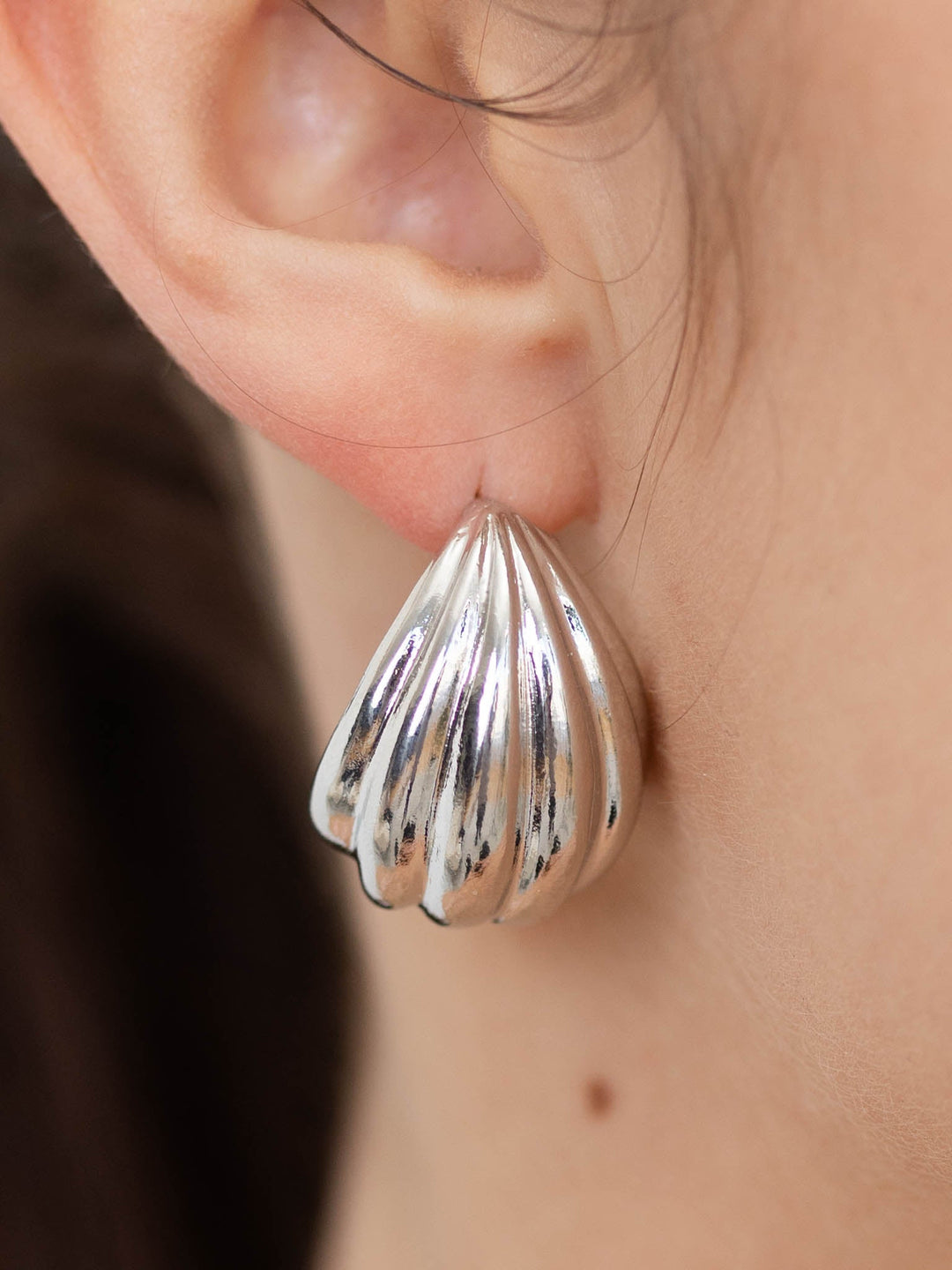 Layered Teardrop Post EarringEarrings