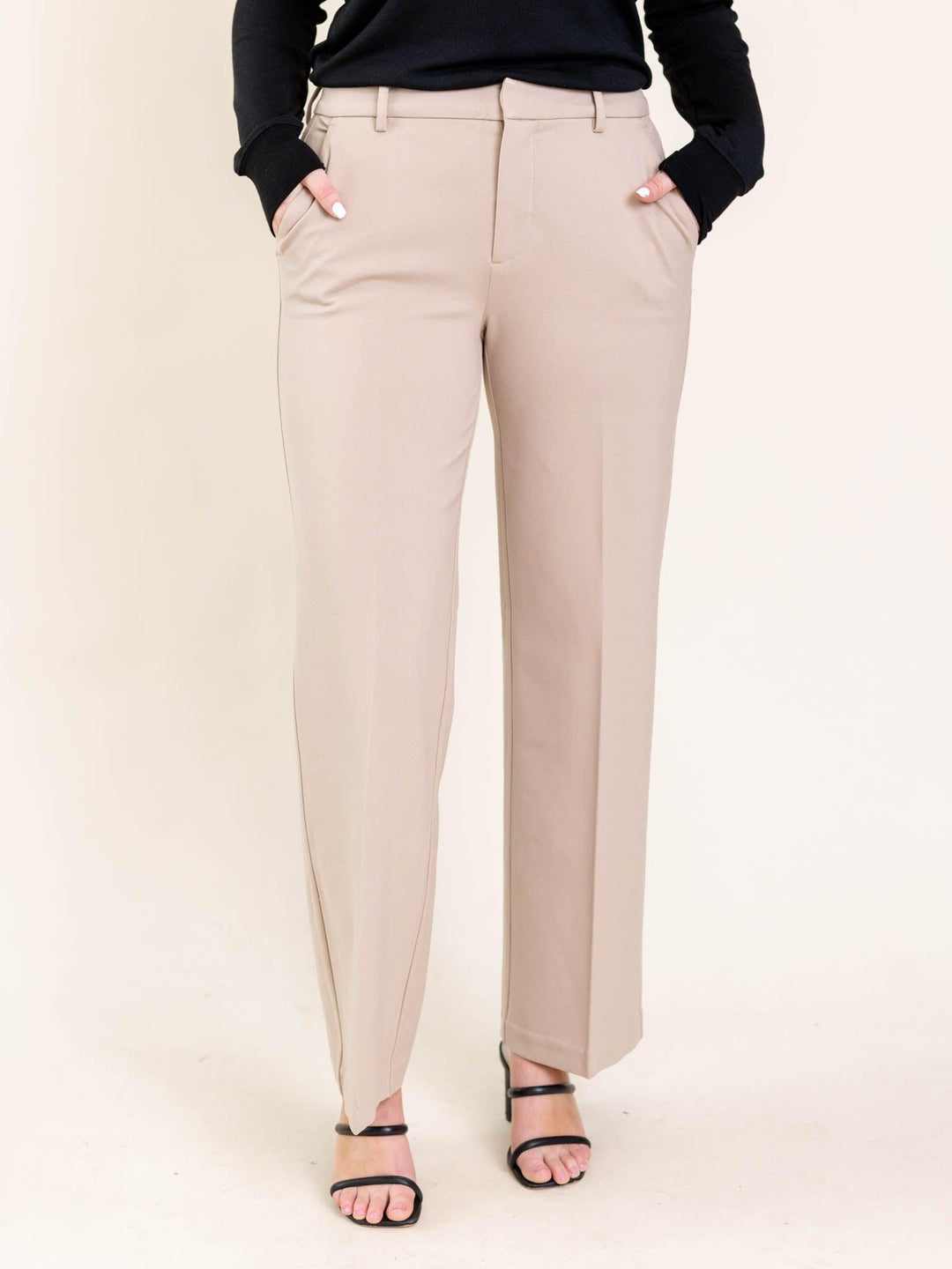 Liverpool-Liverpool Biscuit Kelsey Wide Leg Trouser - Leela and Lavender