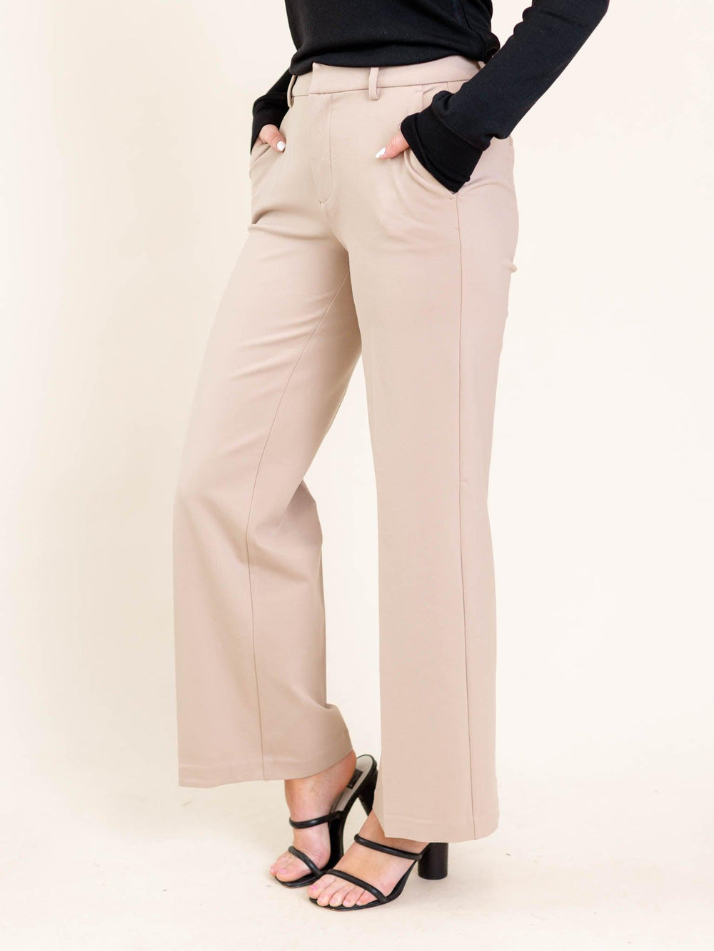 Liverpool-Liverpool Biscuit Kelsey Wide Leg Trouser - Leela and Lavender