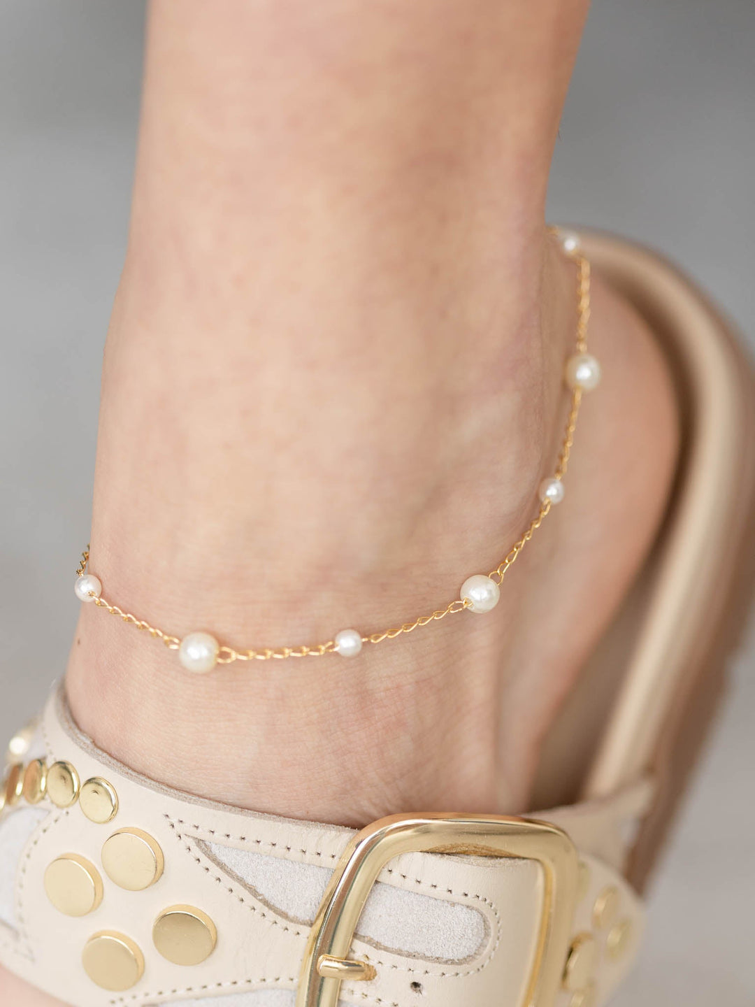 Sahira Kalani Pearl AnkletPremium Anklet