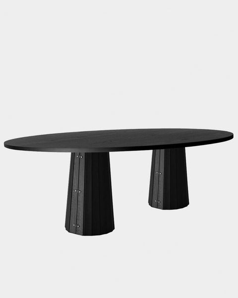 Aktentas Gedachte erectie container bodhi 7156 large oval dining table